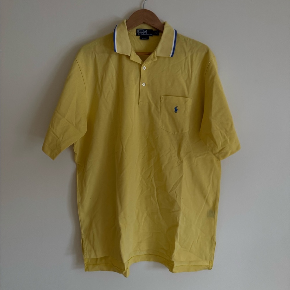 Ralph Lauren
Vintage Men's Polo Golf Fit Shirt (Yellow)